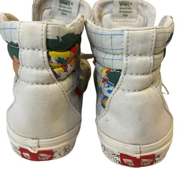 Vans Sk-8 High-Top Save the Planet Sneakers. Men size 6.0 Women's 7.5 - Picture 7 of 11
